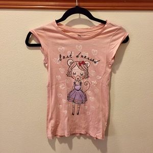 Cream Colored Short Sleeve Tee